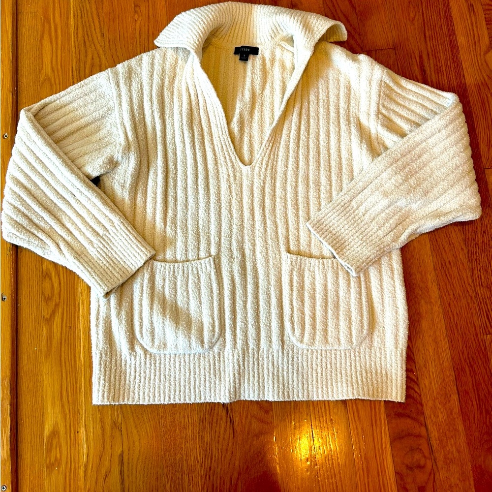 J. Crew Off white Cream Sweater